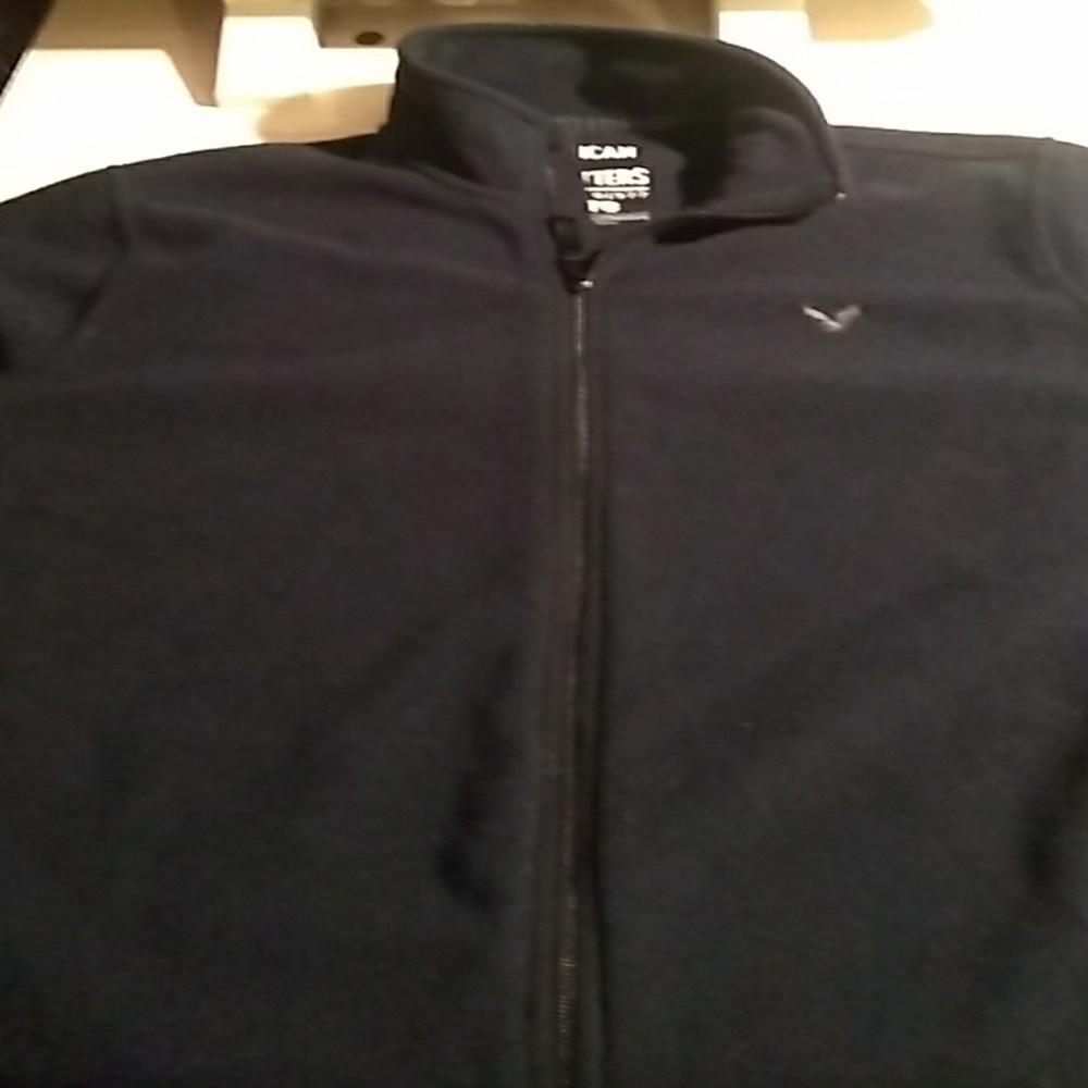 American eagle fleece zip up jacket